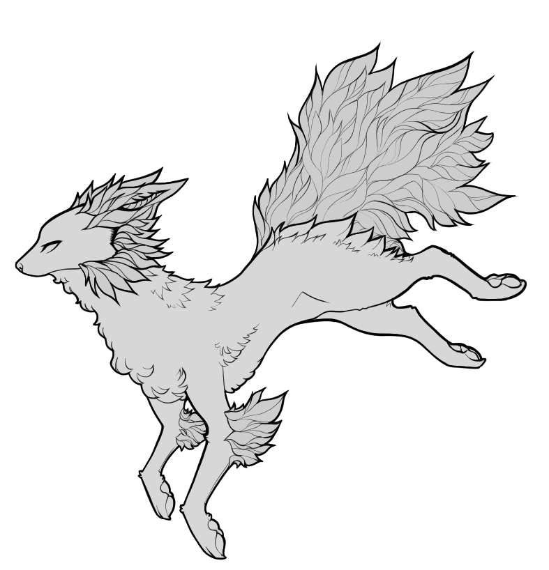 Flare Hound - F2U Base by ZoeOstei on DeviantArt