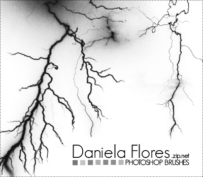 Lightning bolt brushes