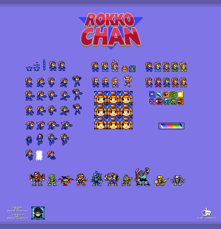 Rokko Chan Resprited and Expanded by David-Blaster on DeviantArt
