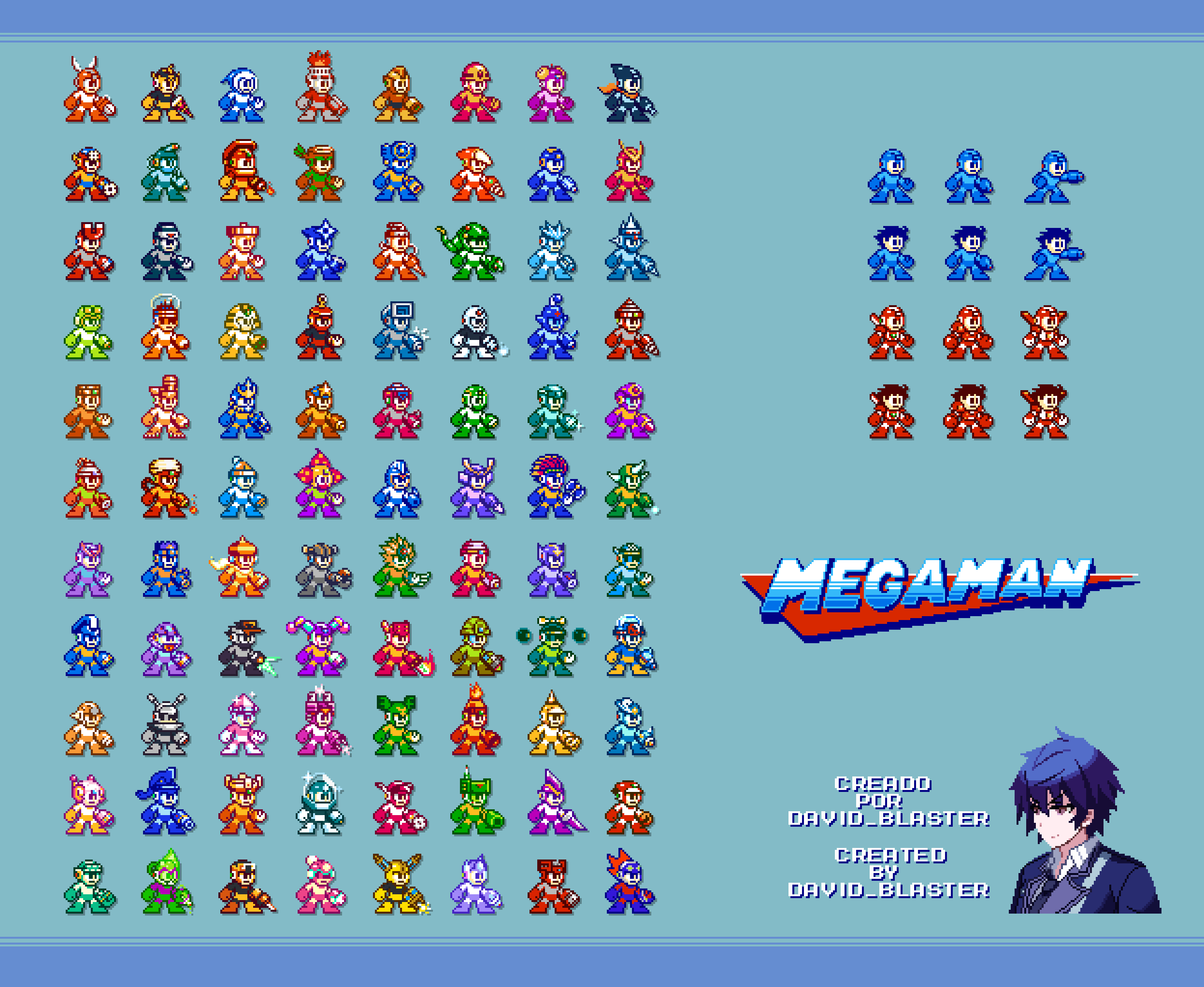 Mega Man Weapons MM11 Style v1 by David-Blaster on DeviantArt