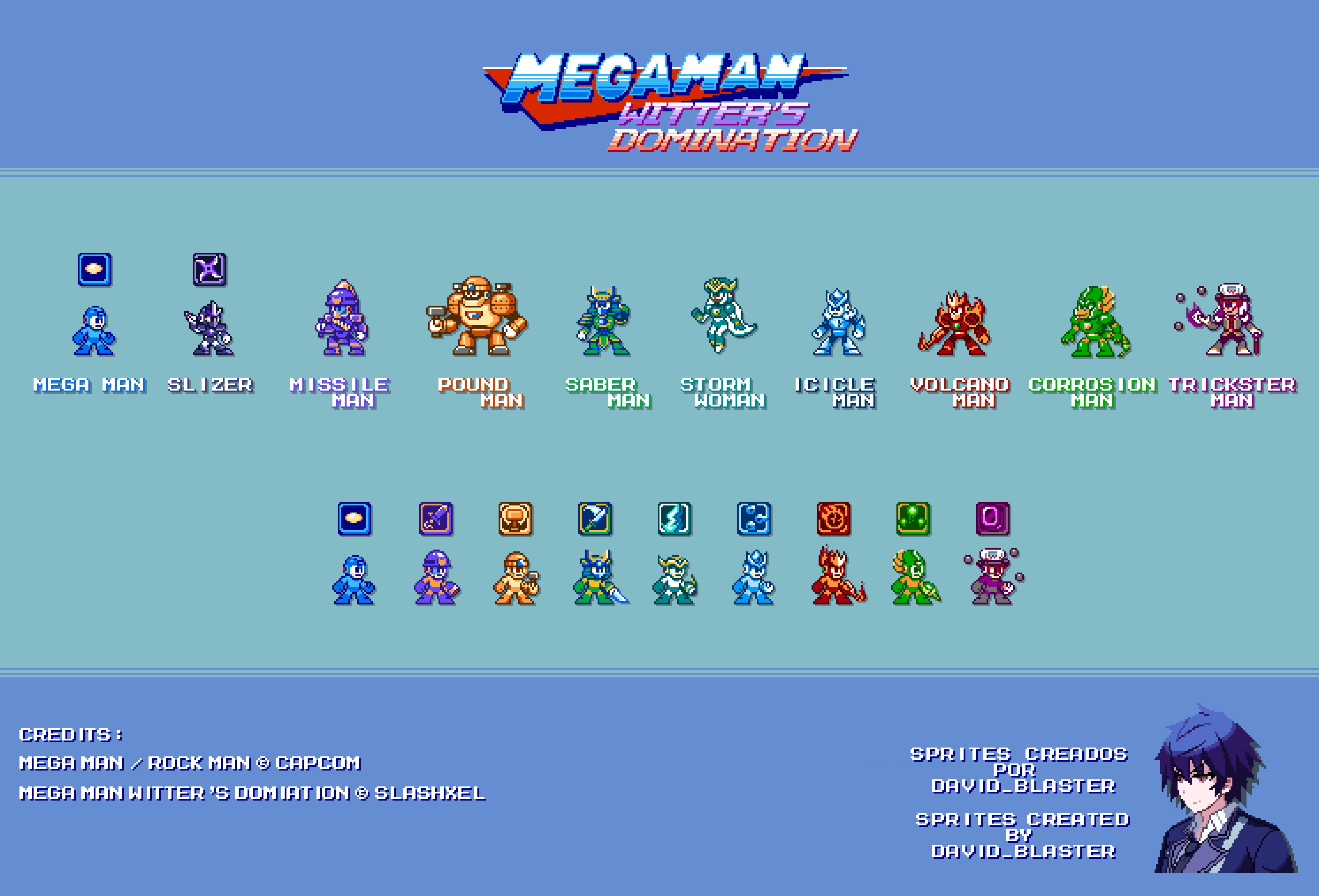 Mega Man WD - R. Masters Remade + MM11 Style WP v2 by David-Blaster on ...