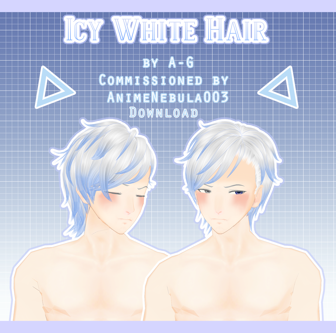 Icy White Hair [ Commission + DL ]