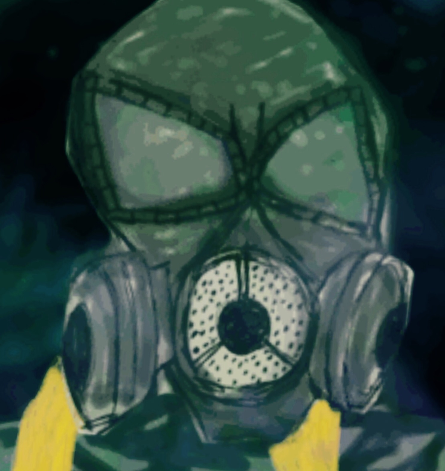 cool gas mask animated people cool gas mask animated people