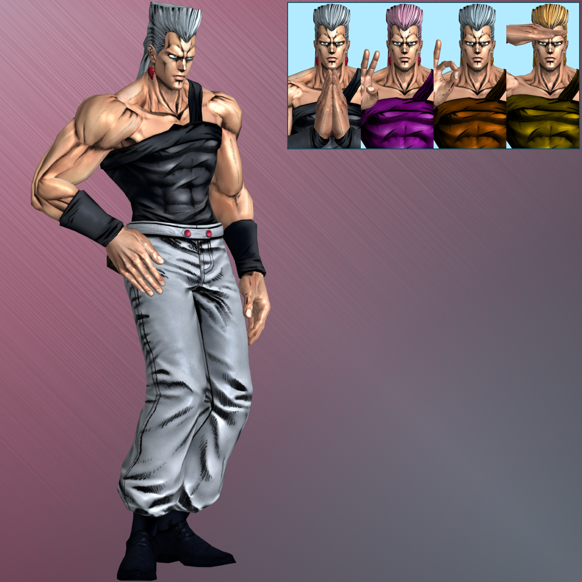 JJBA Poses - Polnareff 