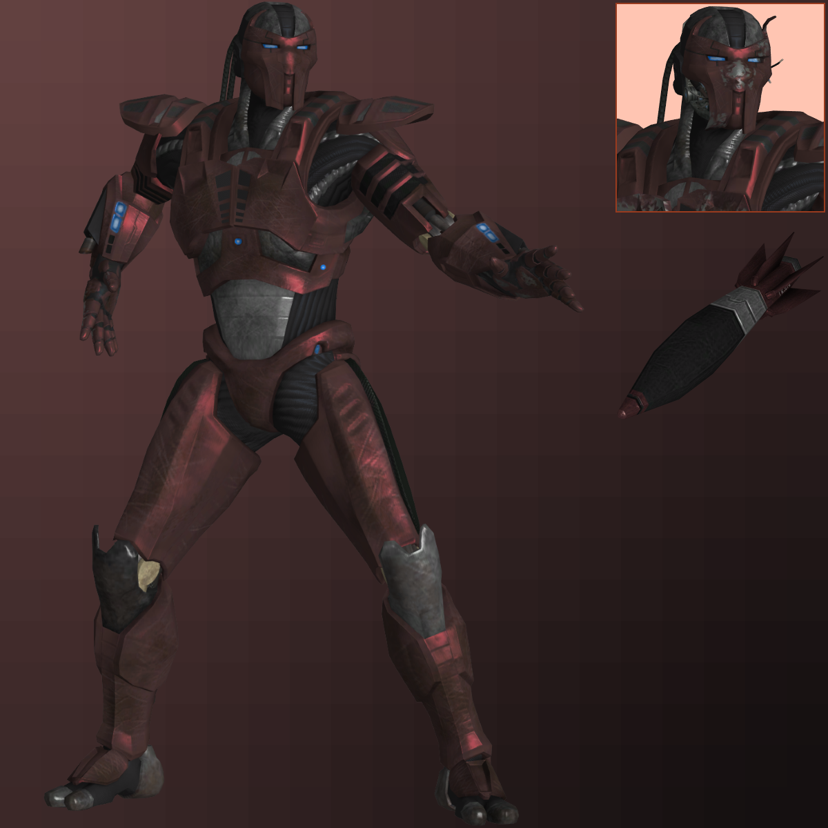 MK2011 Sektor (Default) - XNALara XPS by PharaohIllusion on DeviantArt