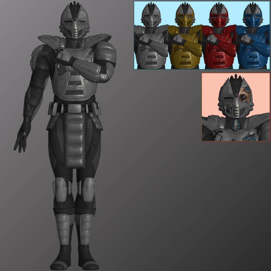 MK2011 RetroNinja Cyber - XNALara XPS by PharaohIllusion on DeviantArt