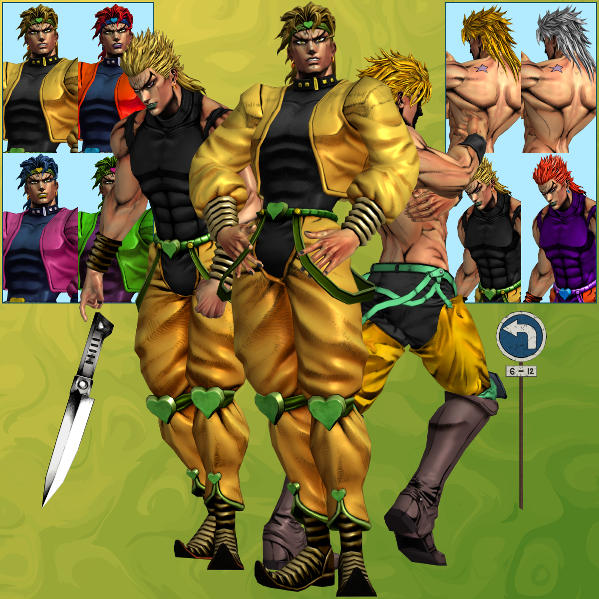 JJBA EoH DIO - XNALara XPS