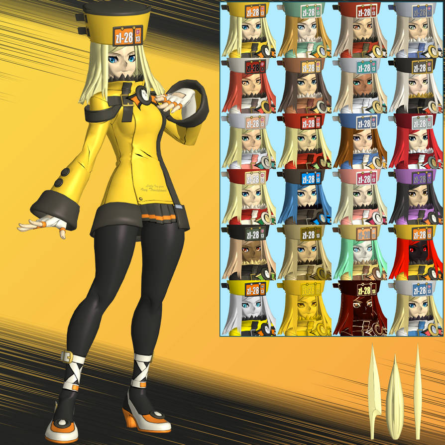 GGXrd Millia XNALara XPS by PharaohIllusion on DeviantArt