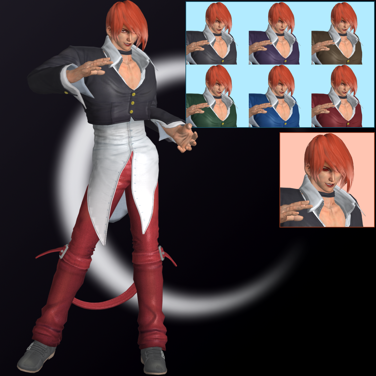 Iori Yagami (KOF XV) Render by DENDEROTTO on DeviantArt