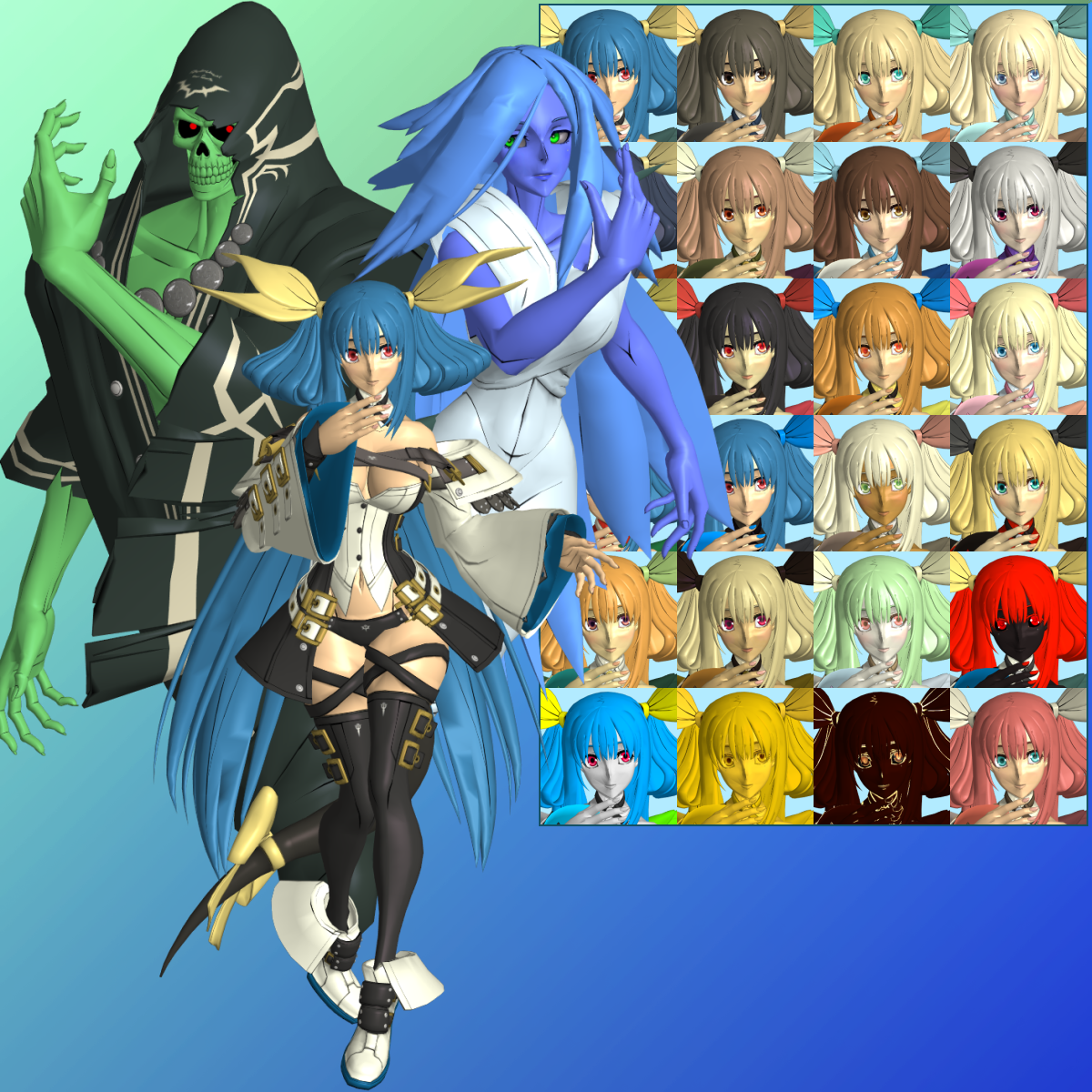GGXrd Dizzy - XNALara XPS by PharaohIllusion on DeviantArt