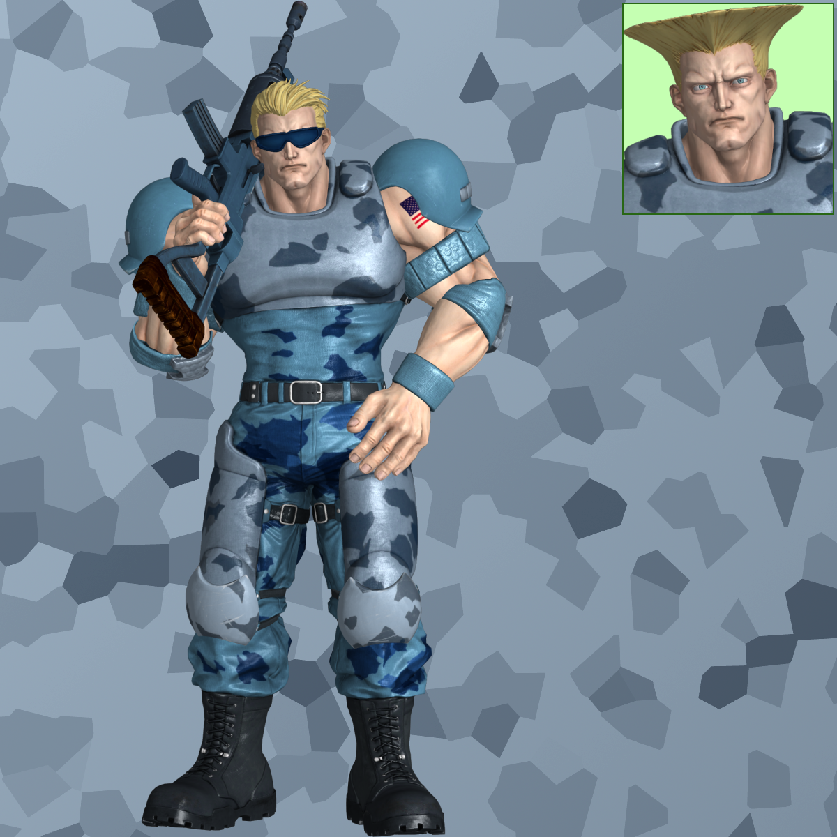 Guile - Street Fighter V[DL] by PrasBlacker on DeviantArt