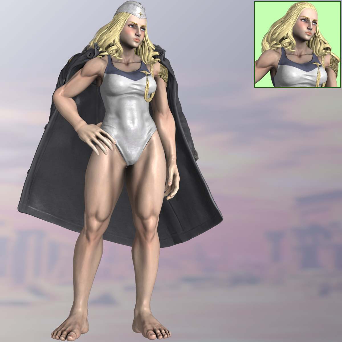 Vega 1p outfit for XNALara by KSE25 on DeviantArt