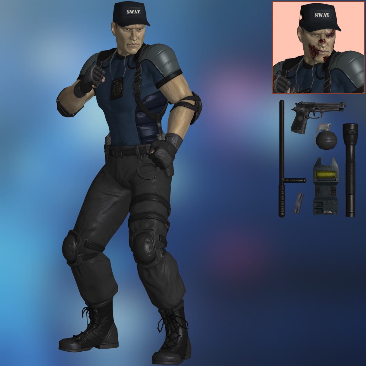 MK2011 Stryker (Default) - XNALara XPS by PharaohIllusion on DeviantArt