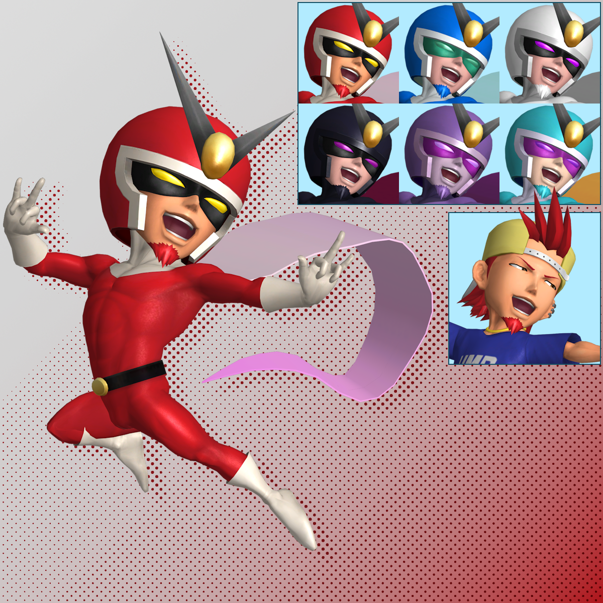 UMvC3 Viewtiful Joe - XNALara XPS by PharaohIllusion on DeviantArt
