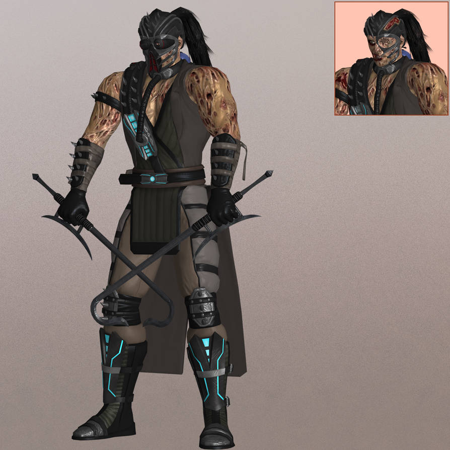 MK2011 Kabal (Default) - XNALara XPS by PharaohIllusion on DeviantArt