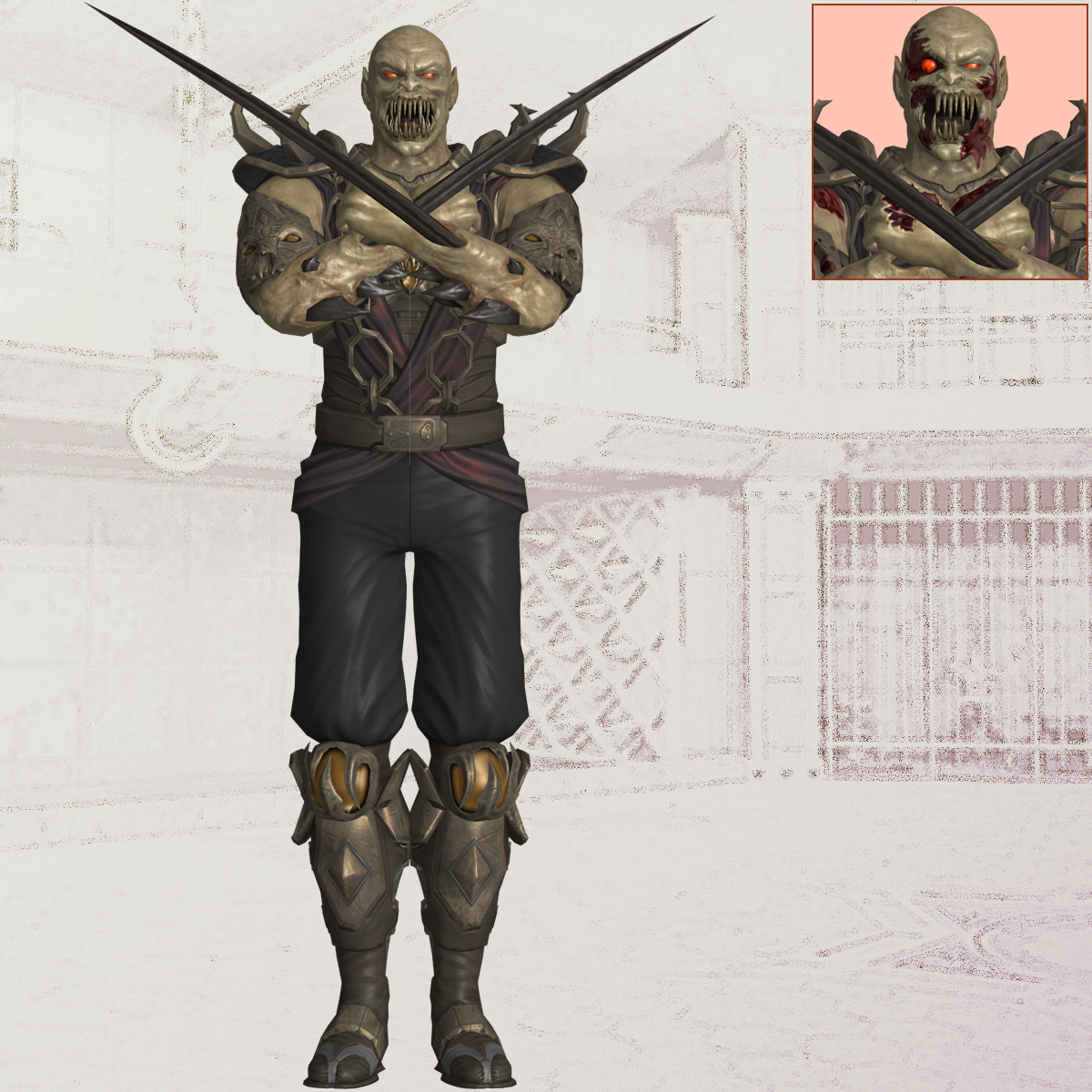 MK2011 Baraka (Extra) - XNALara XPS by PharaohIllusion on DeviantArt