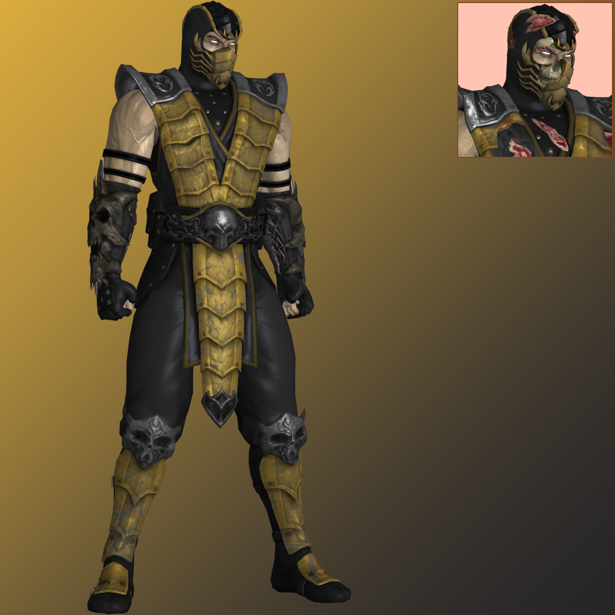 MK2011 Scorpion (Extra) - XNALara XPS by PharaohIllusion on DeviantArt