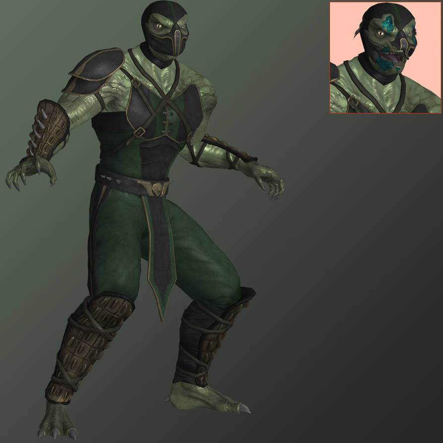 MK2011 Reptile (Default) - XNALara XPS by PharaohIllusion on DeviantArt