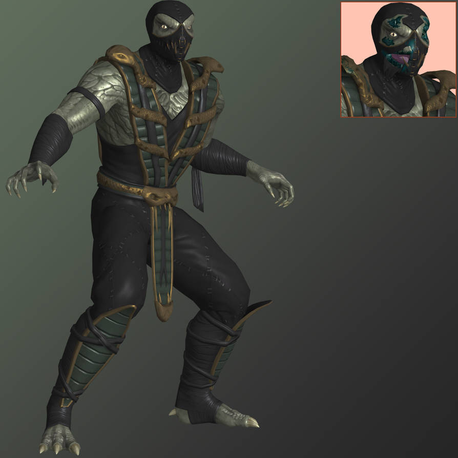 MK2011 Reptile (Extra) - XNALara XPS by PharaohIllusion on DeviantArt