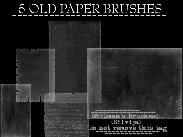 Old Paper brushes