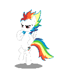Hyper Rainbow Dash - come and get some!