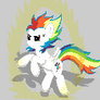 Hyper Rainbow Dash flying FX test