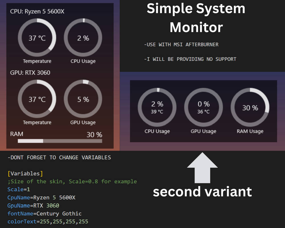 Simple System Monitor 1.0 by Lucilin963 on DeviantArt
