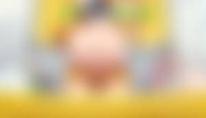 Belle (-y stuffing) at the beach