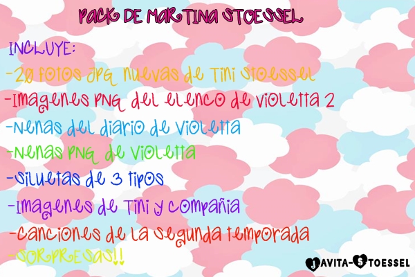 Pack De Martina Stoessel By Javita Stoessel