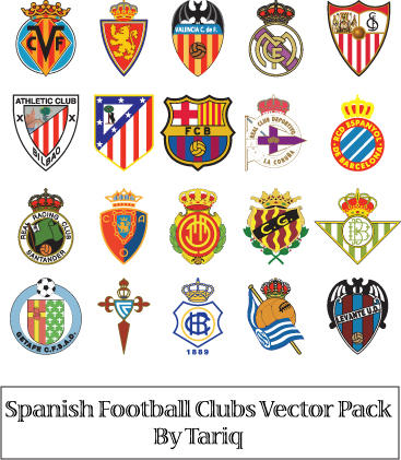 Spanish Football Clubs Logos by tariqelamine on DeviantArt