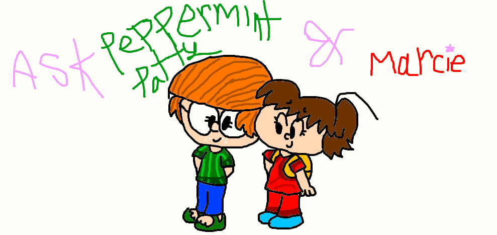 Ask Peppermint Patty and Marcie by LivingOnLaughs on DeviantArt