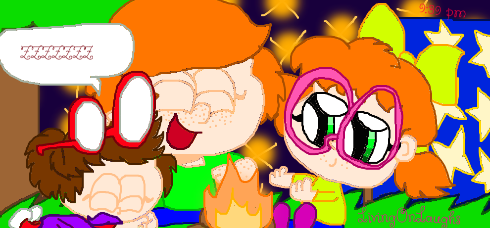Campfrire Friends by LivingOnLaughs on DeviantArt