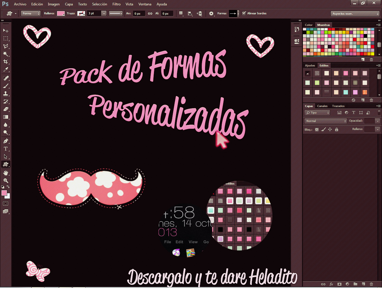 Formas Personalizadas para PhotoShop