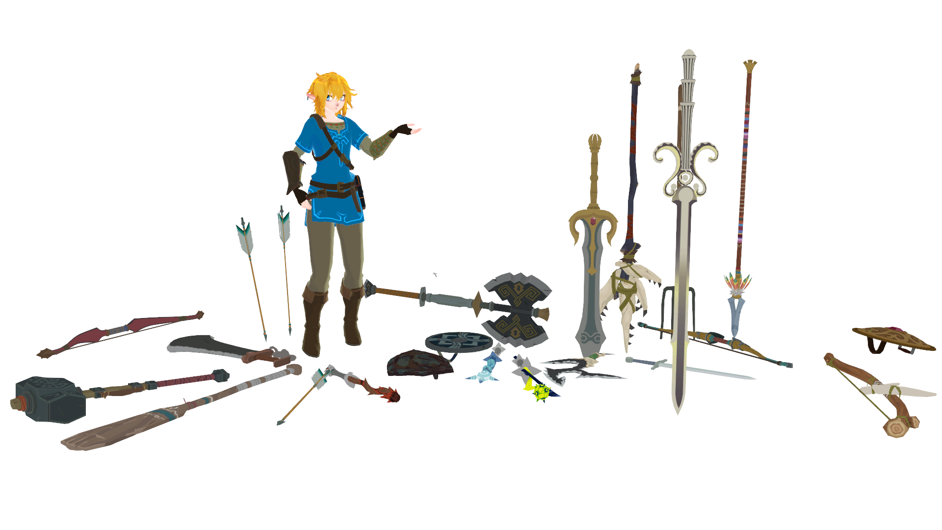 Botw Weapons (includes HW and others) by Zeruas on DeviantArt
