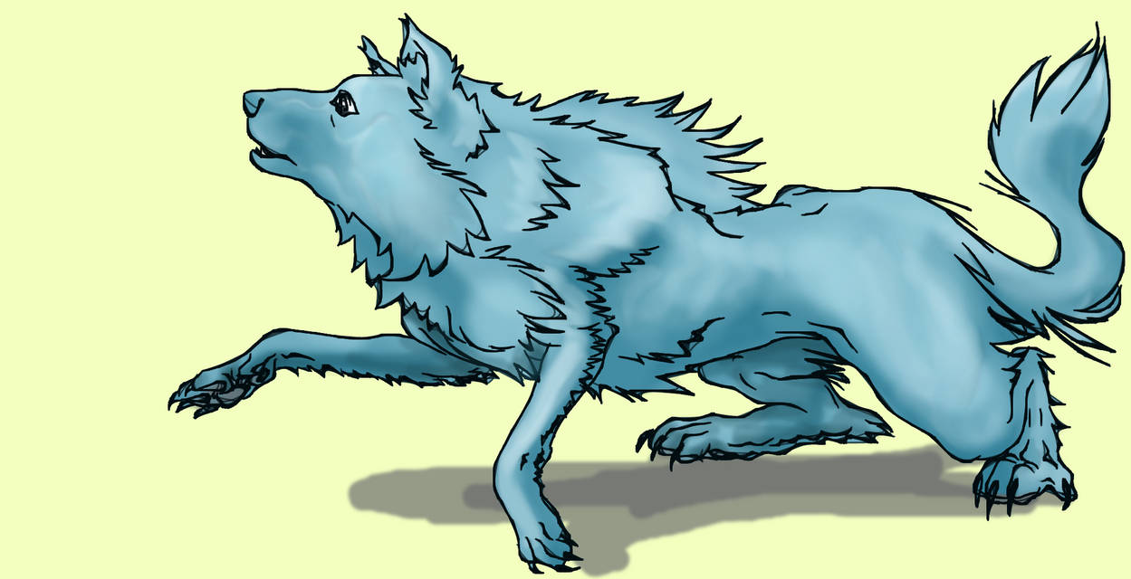 Damuro Sketch - Blue Wolf by SusuSketches on DeviantArt