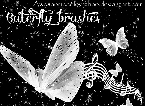 Buterfly brushes