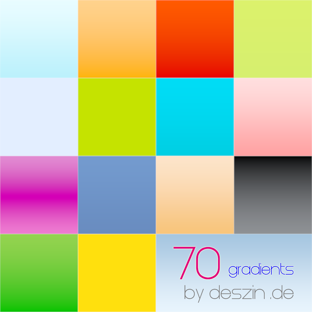70 gradients by ypt10 on DeviantArt