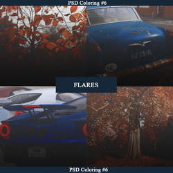 PSD Coloring #6 - Flares