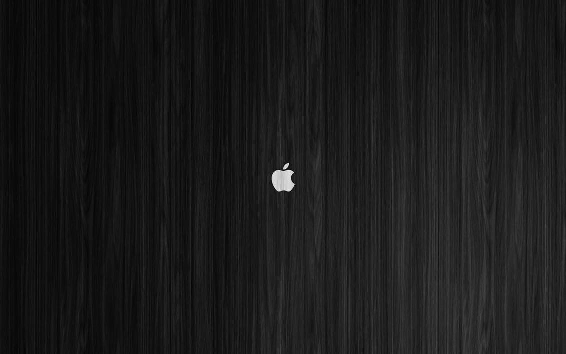 White Apple on Black Wood (Mac Wallpaper) by ZGraphx on DeviantArt