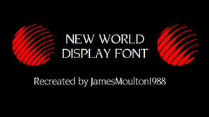 New World Display Font