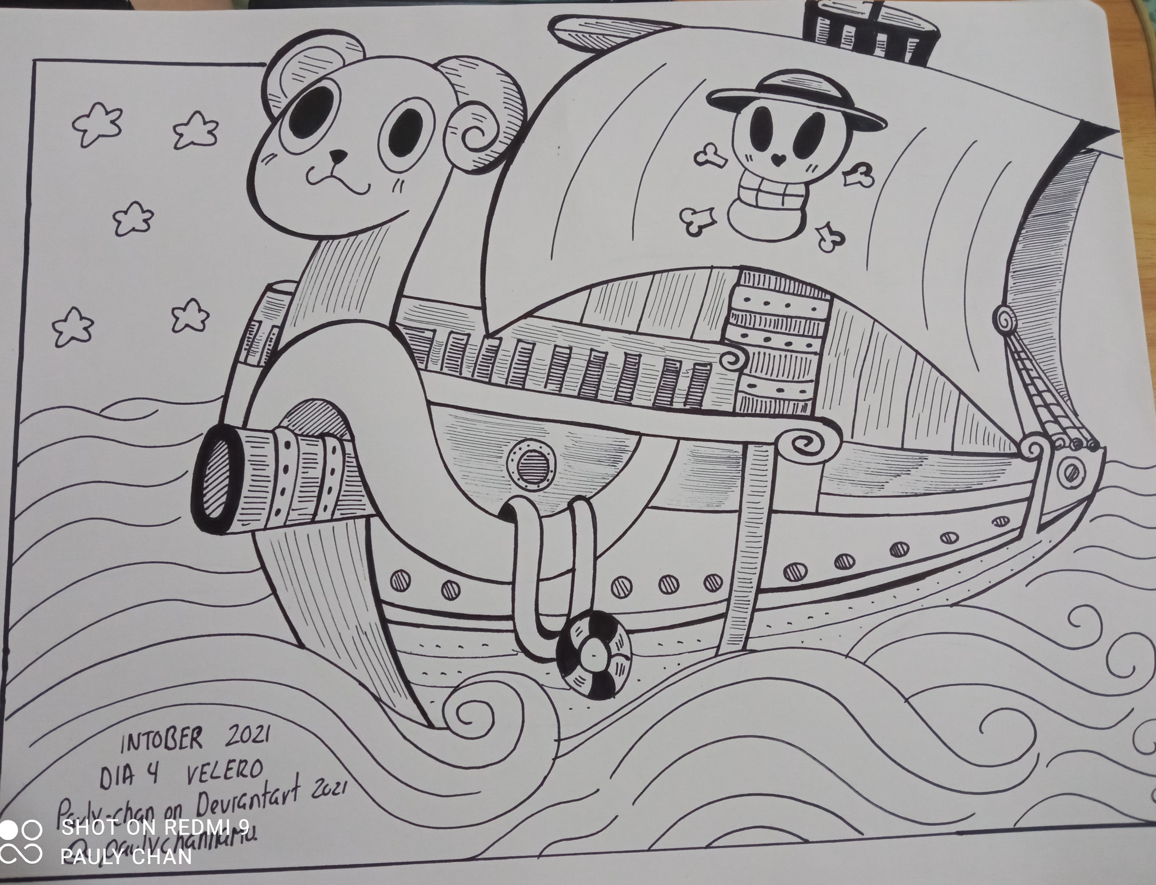 Inktober 2022 Day4 Going Merry One piece by Pauly-chan on DeviantArt