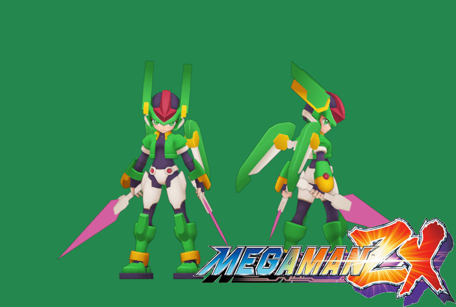 Megaman ZX Alie and Vent Model H by NightKnighttt on DeviantArt