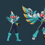 Megaman EXE 6 Cross Tomahawk Falzar