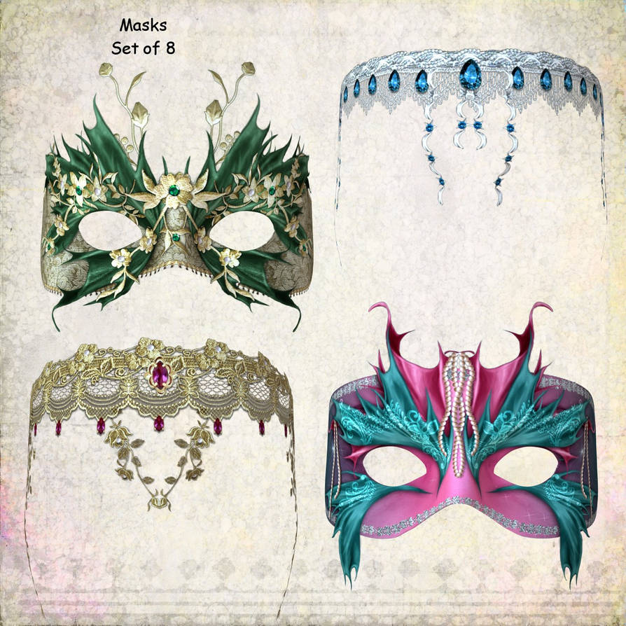 Masks by oldhippieart