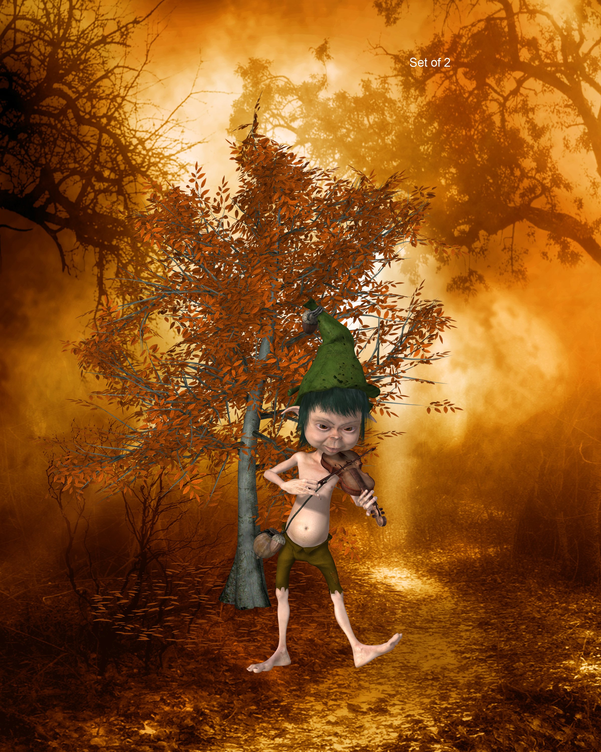 Tree Fool Tree Trolls by oldhippieart on DeviantArt
