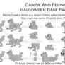 Halloween Canine And Feline Bases (reduced)
