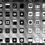 Black and White iPhone Themes