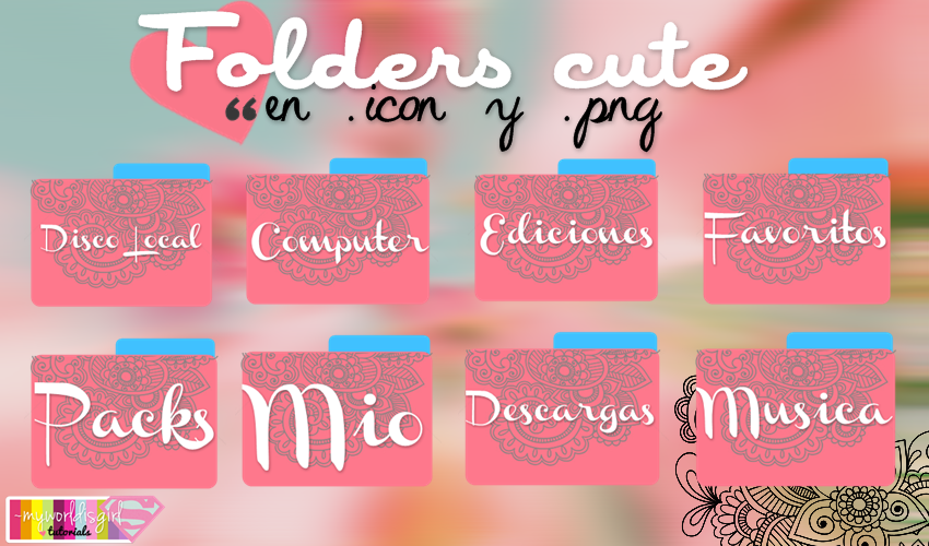 Folders cute -myworldisgirl