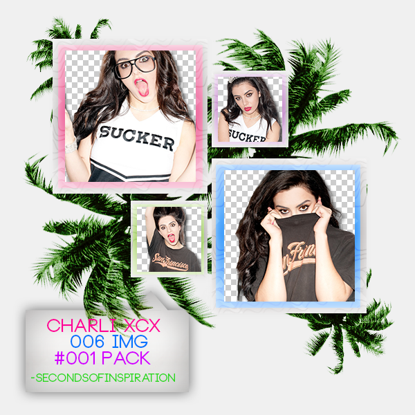 Pack #001-Png Charli xcx