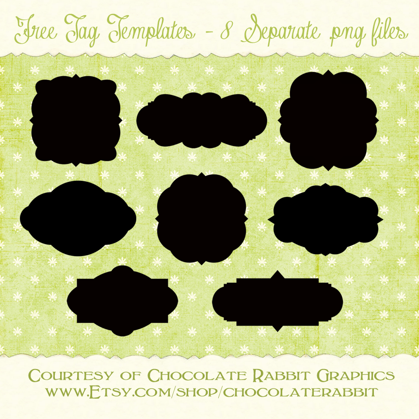 Bracket Label Shape Templates